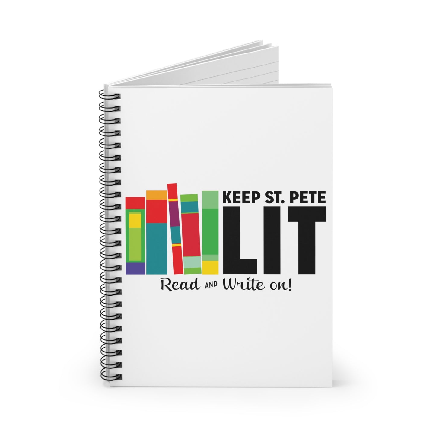 Keep St. Pete Lit Spiral Notebook - Ruled Line