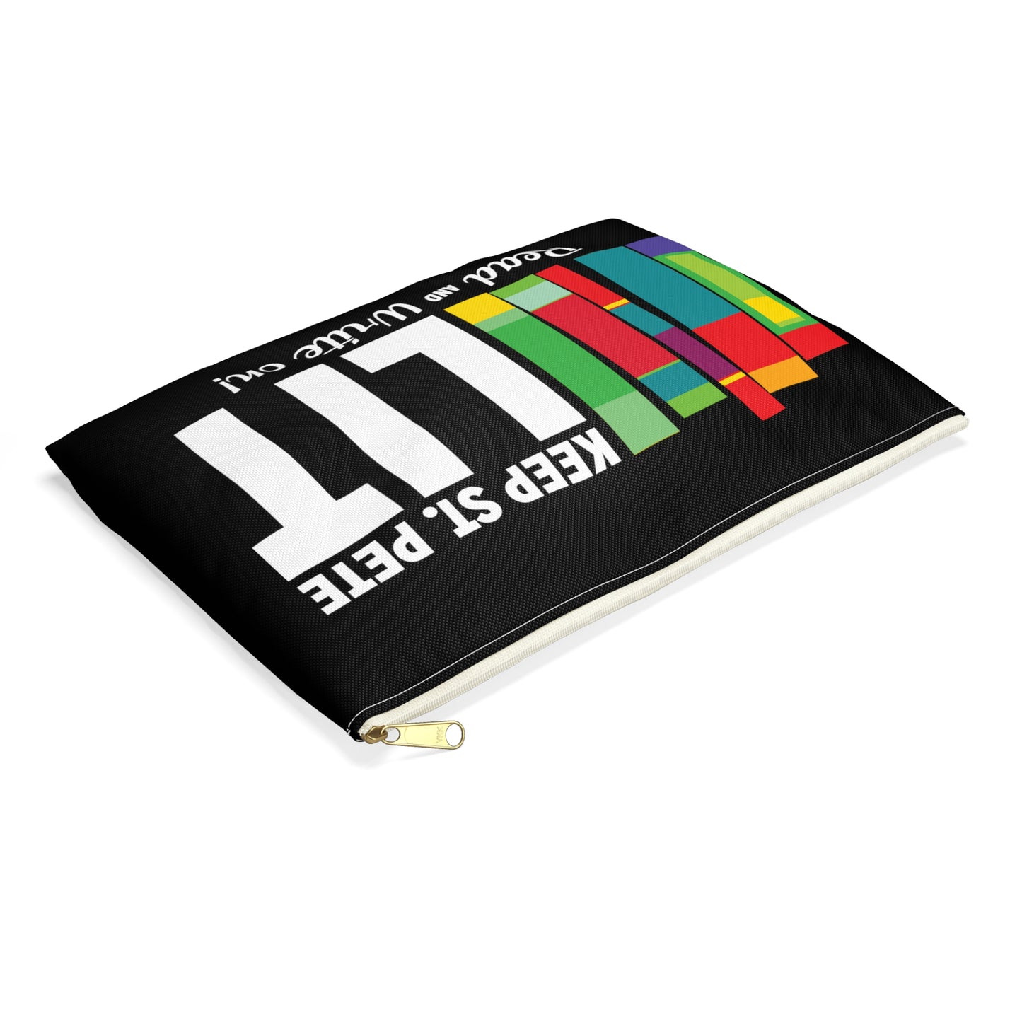 Keep St. Pete Lit Black Accessory Pouch