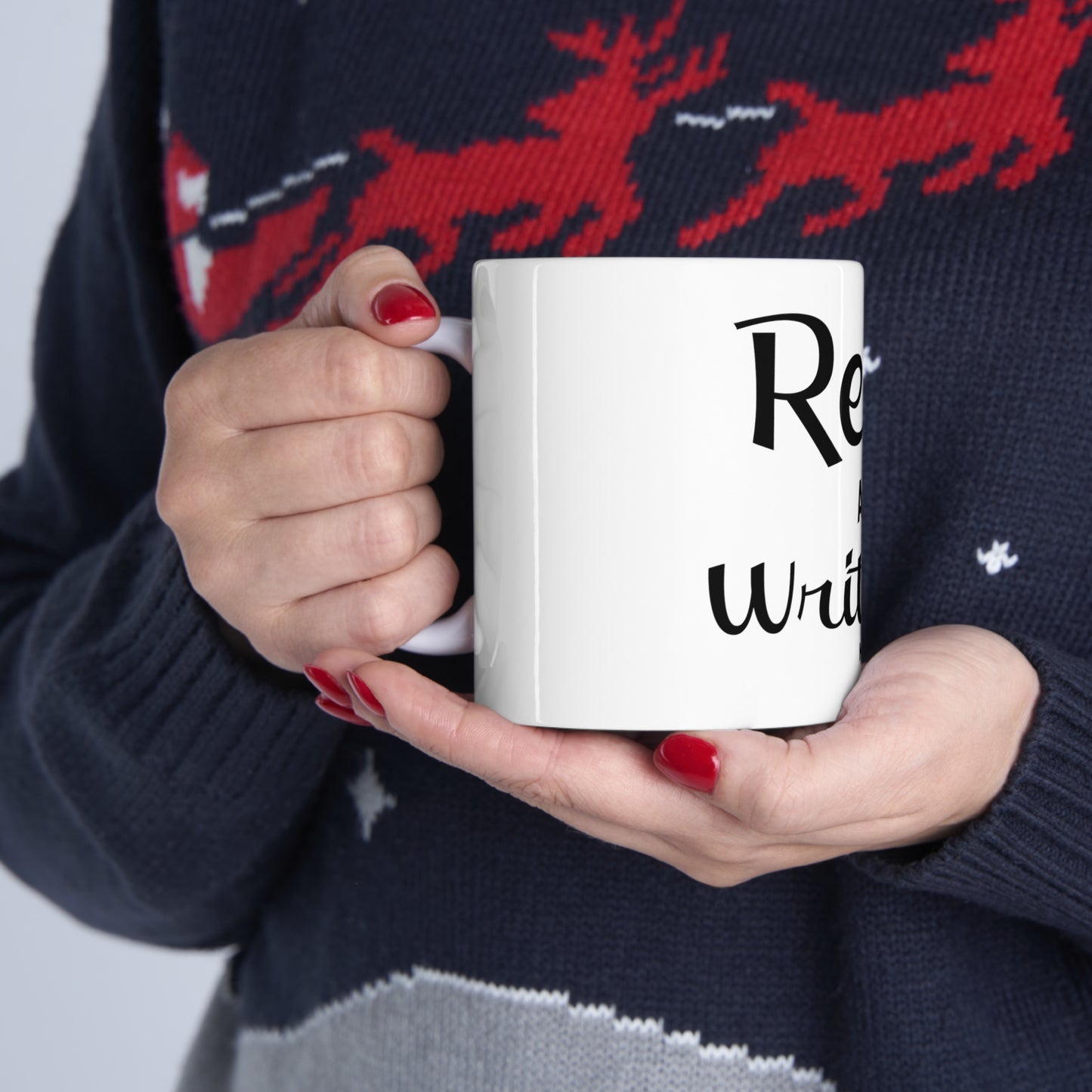 Read & Write On Ceramic Mug 11oz