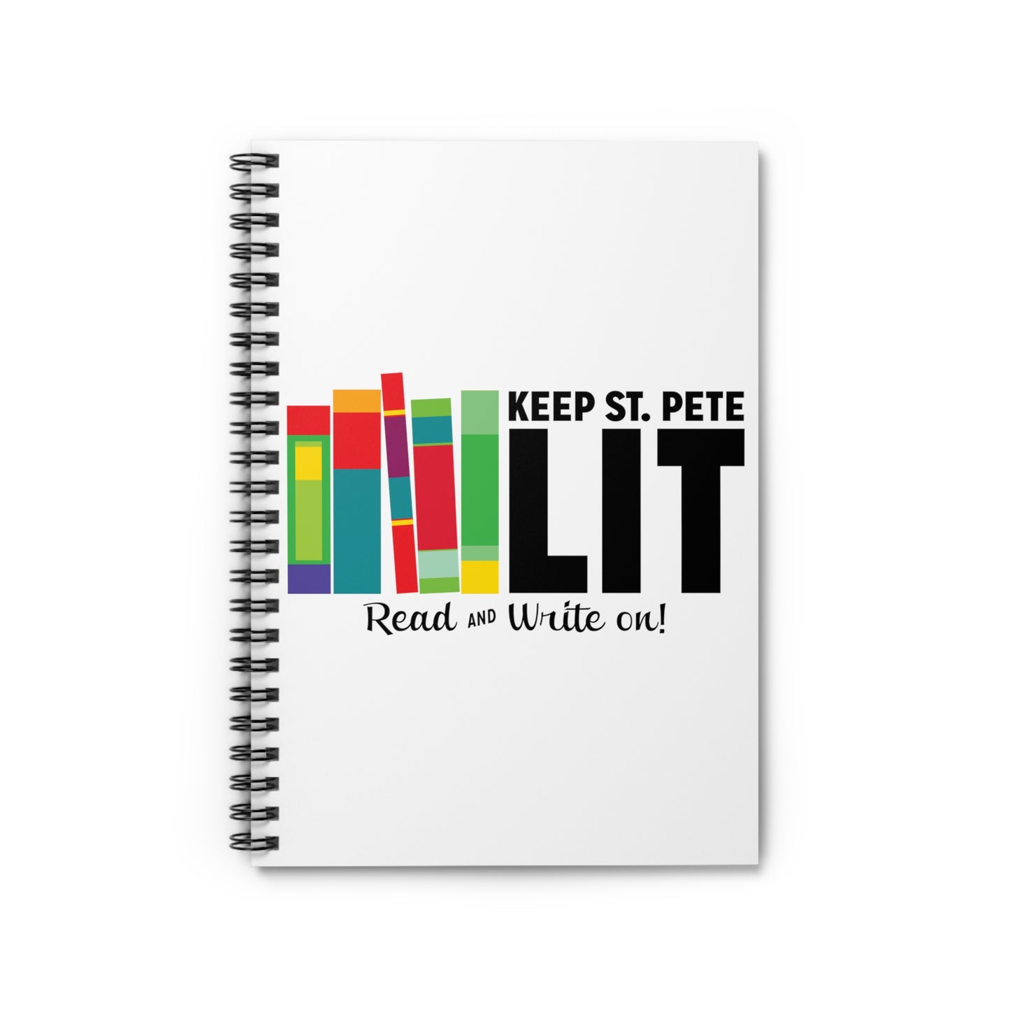 Keep St. Pete Lit Spiral Notebook - Ruled Line