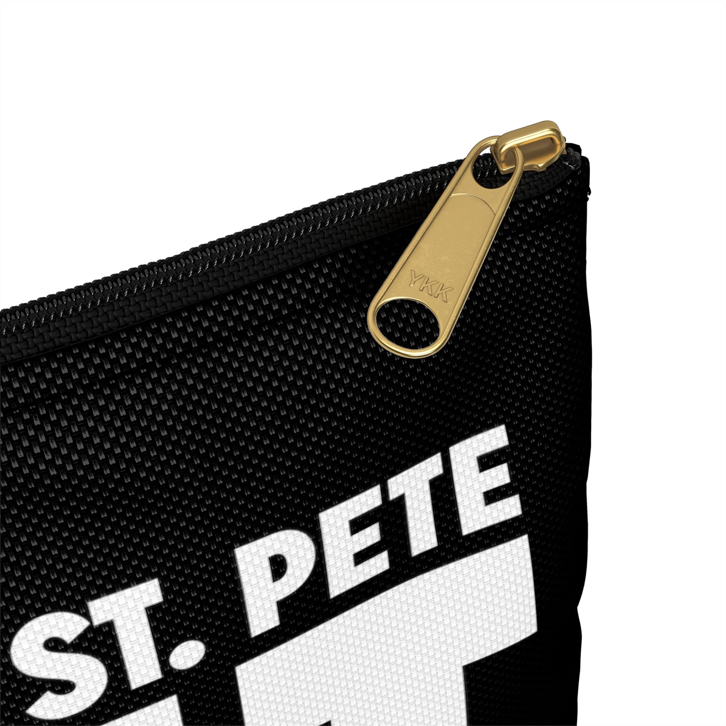 Keep St. Pete Lit Black Accessory Pouch