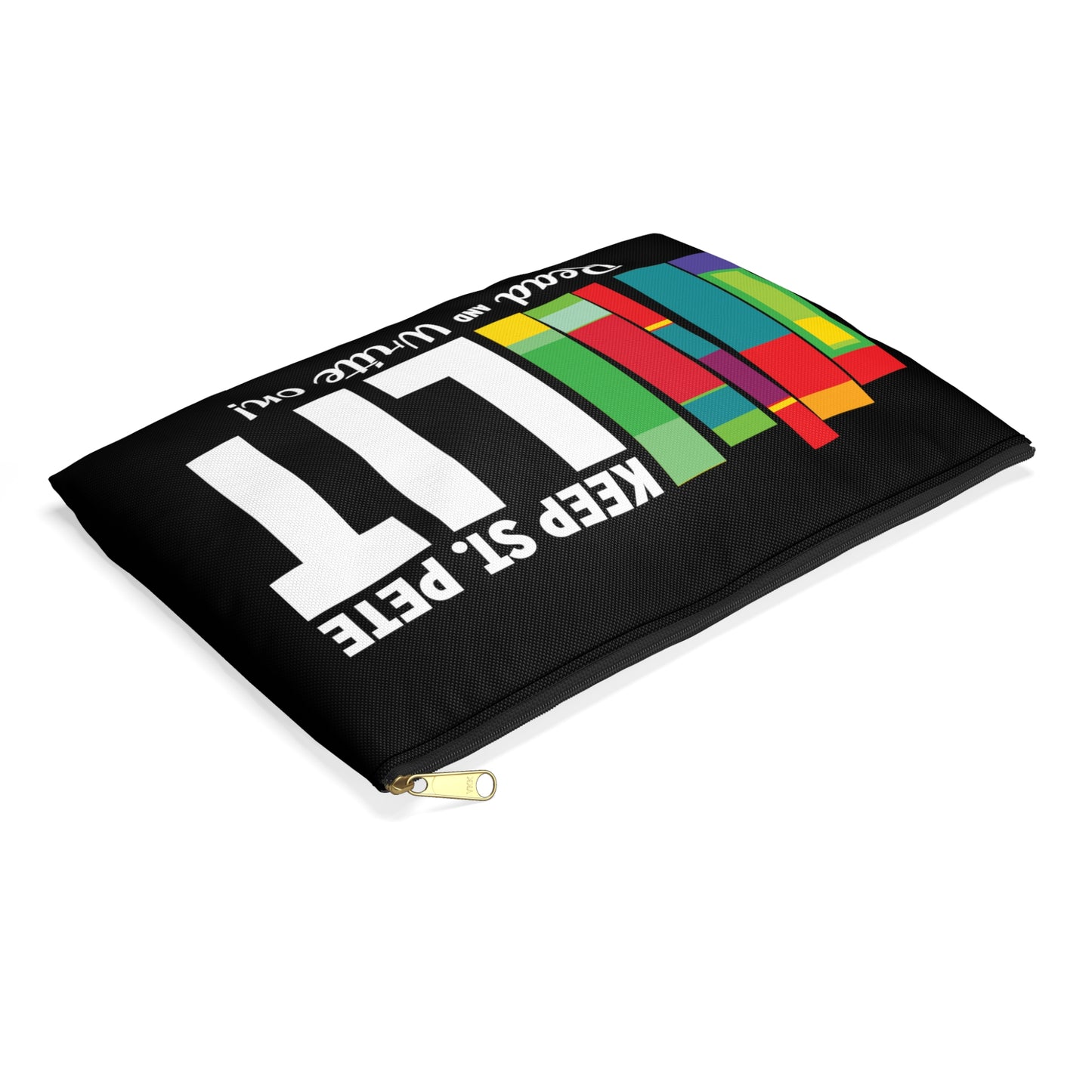 Keep St. Pete Lit Black Accessory Pouch