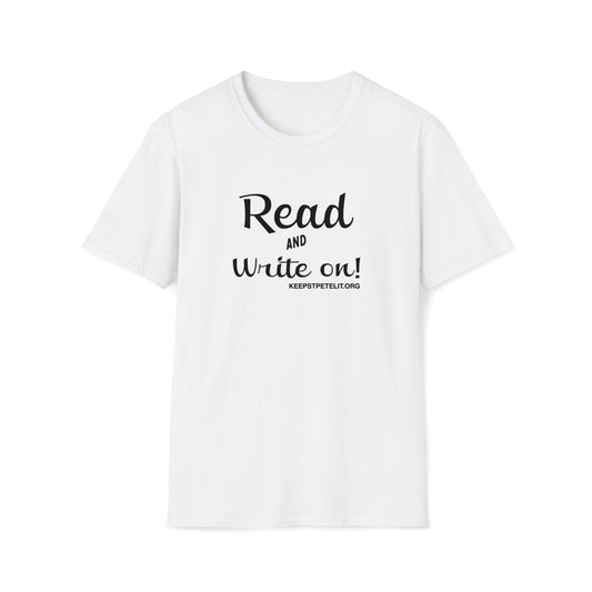 Read and Write On Unisex Softstyle T-Shirt