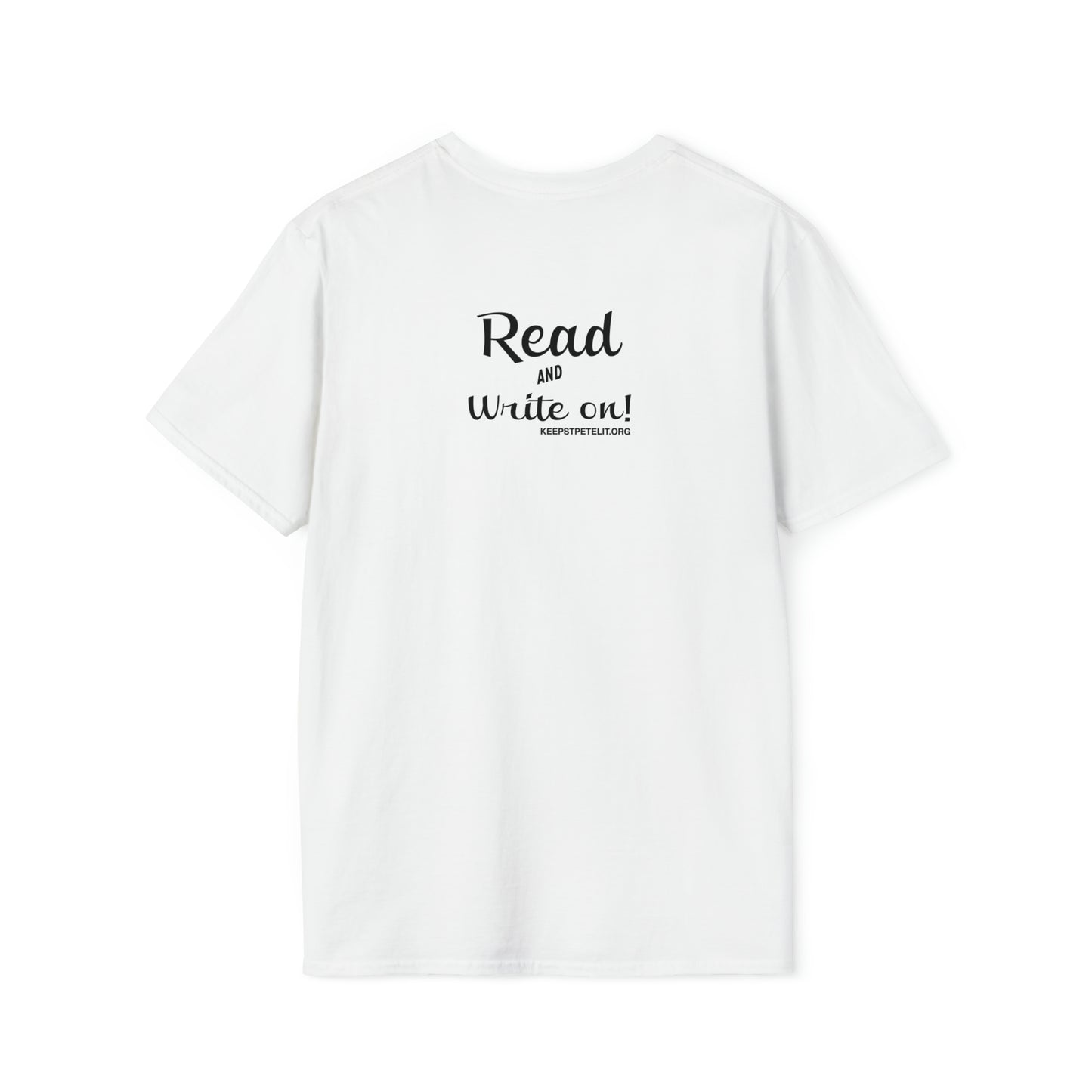 2-Sided "Reading Mermaid" Unisex Softstyle T-Shirt