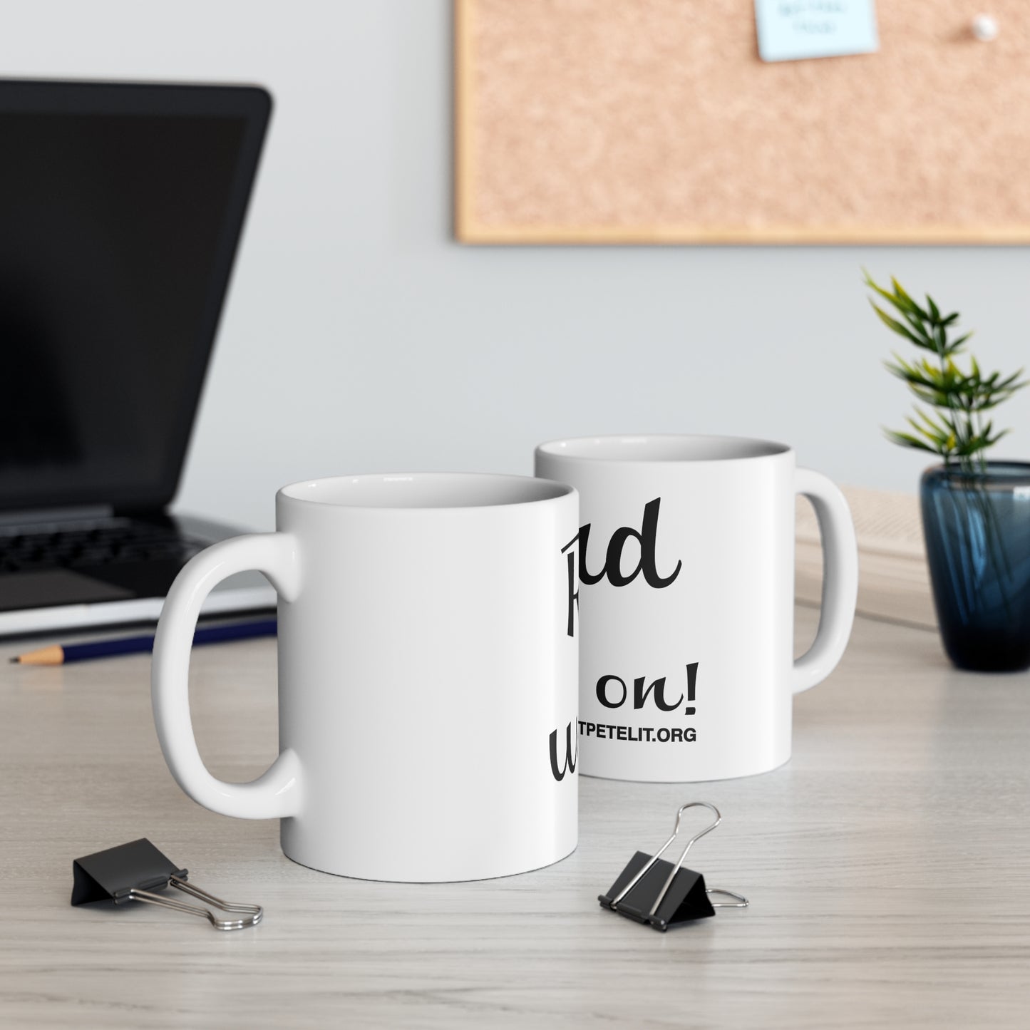 Read & Write On Ceramic Mug 11oz