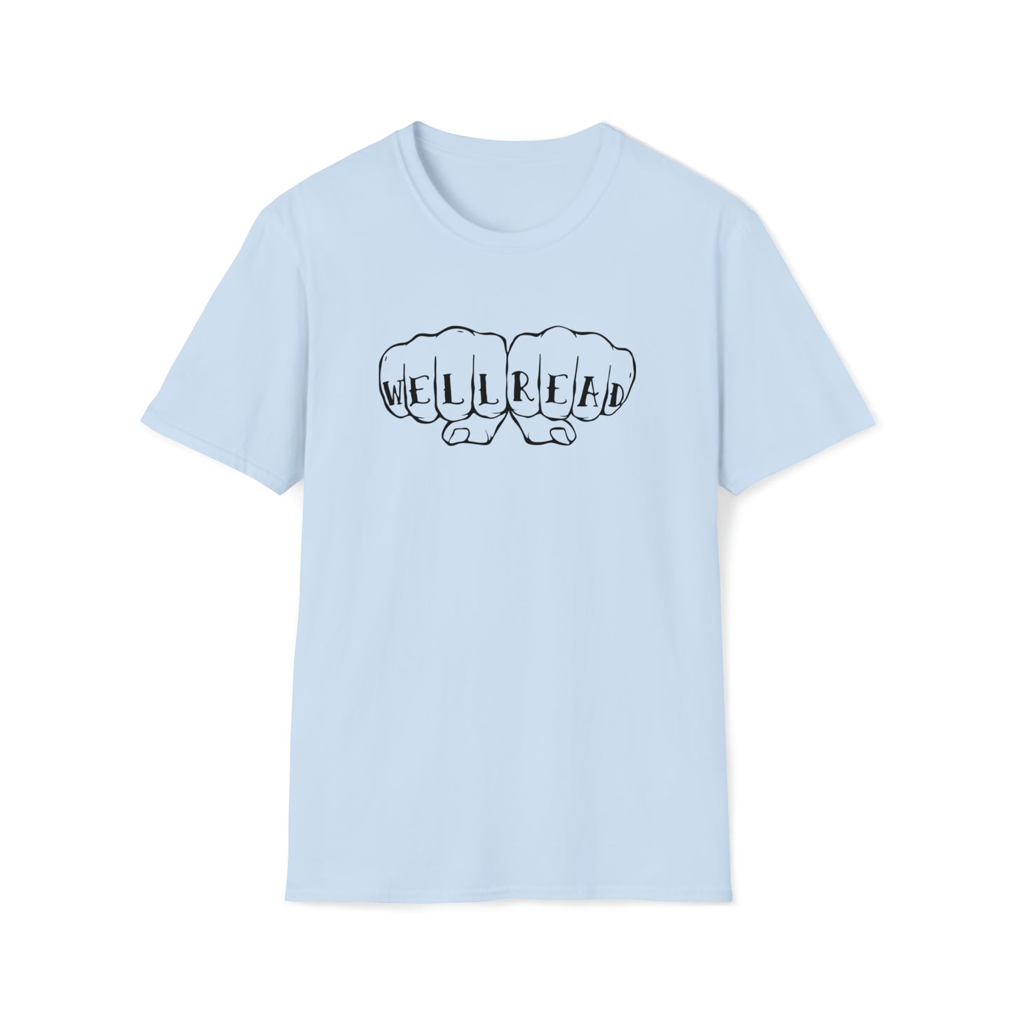 2-Sided "Well Read" Unisex Softstyle T-Shirt