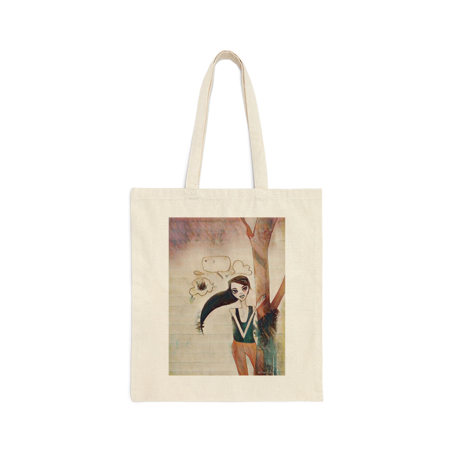 Keep St. Pete Lit "The Writing Process" Cotton Canvas Tote Bag