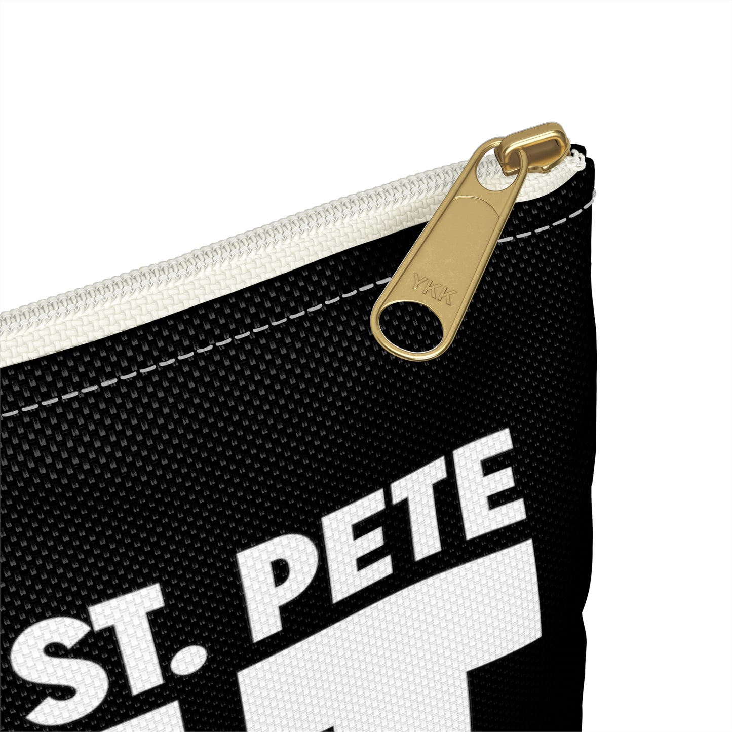 Keep St. Pete Lit Black Accessory Pouch