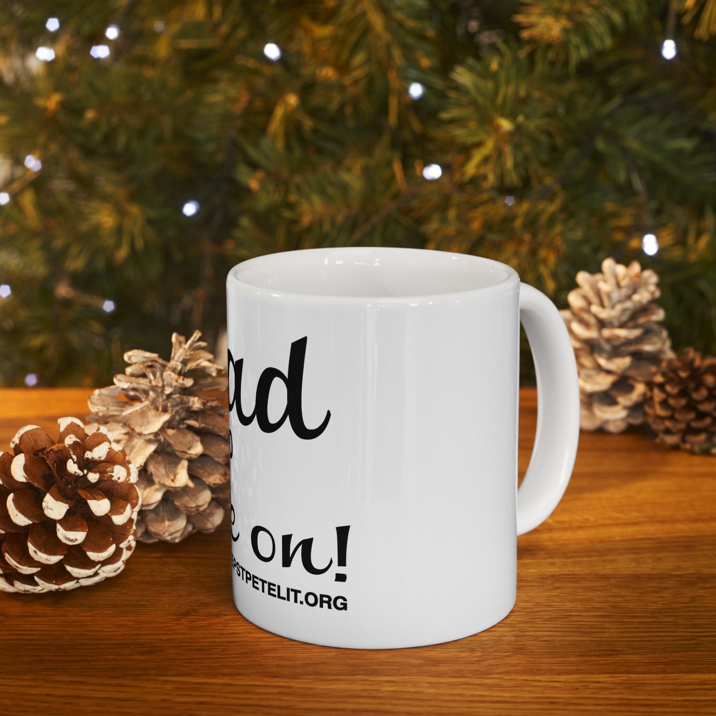 Read & Write On Ceramic Mug 11oz
