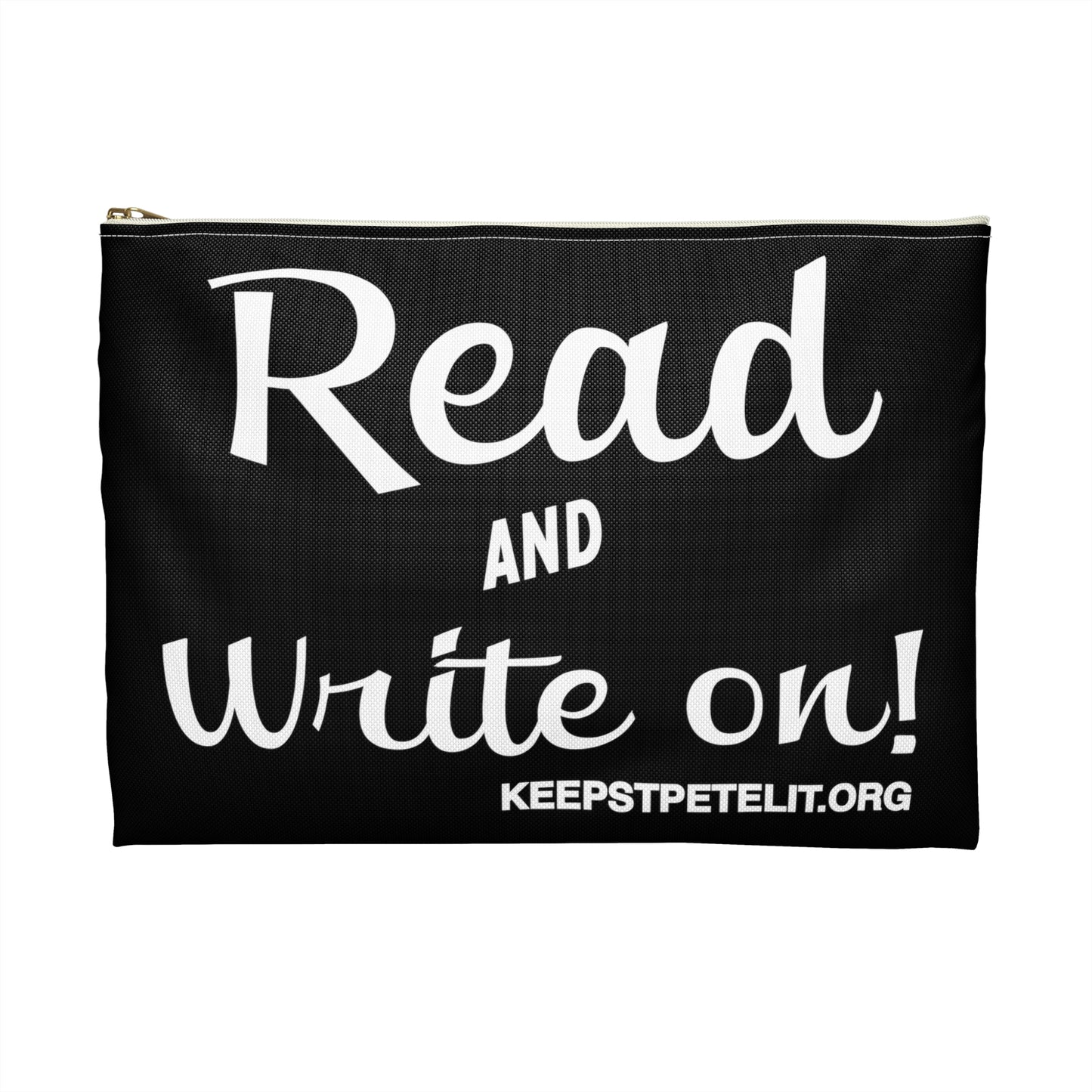 Keep St. Pete Lit Black Accessory Pouch