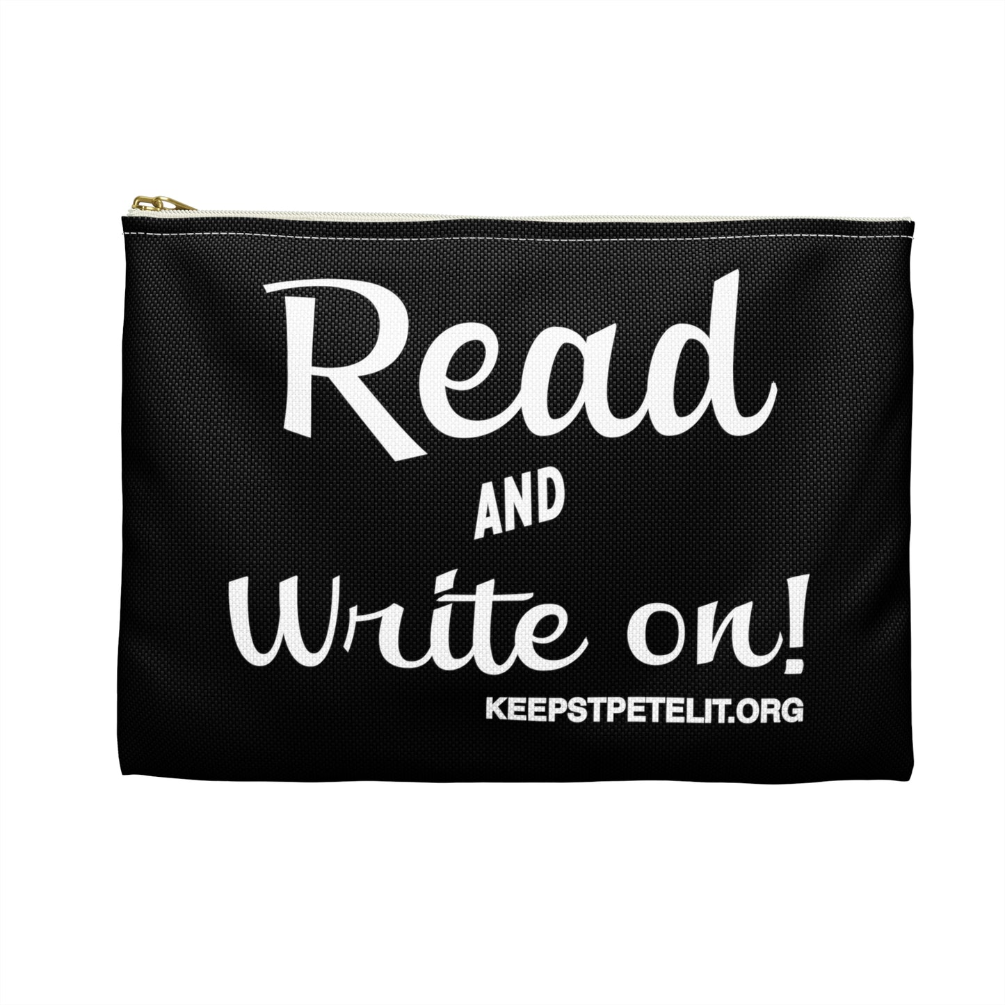 Keep St. Pete Lit Black Accessory Pouch