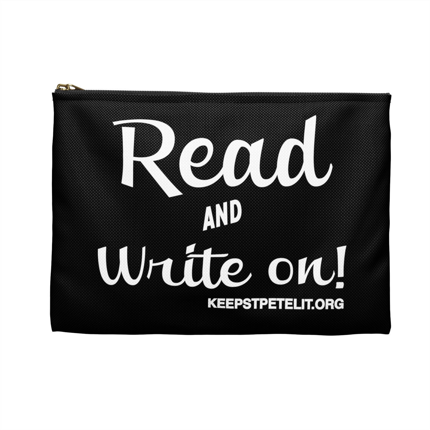 Keep St. Pete Lit Black Accessory Pouch