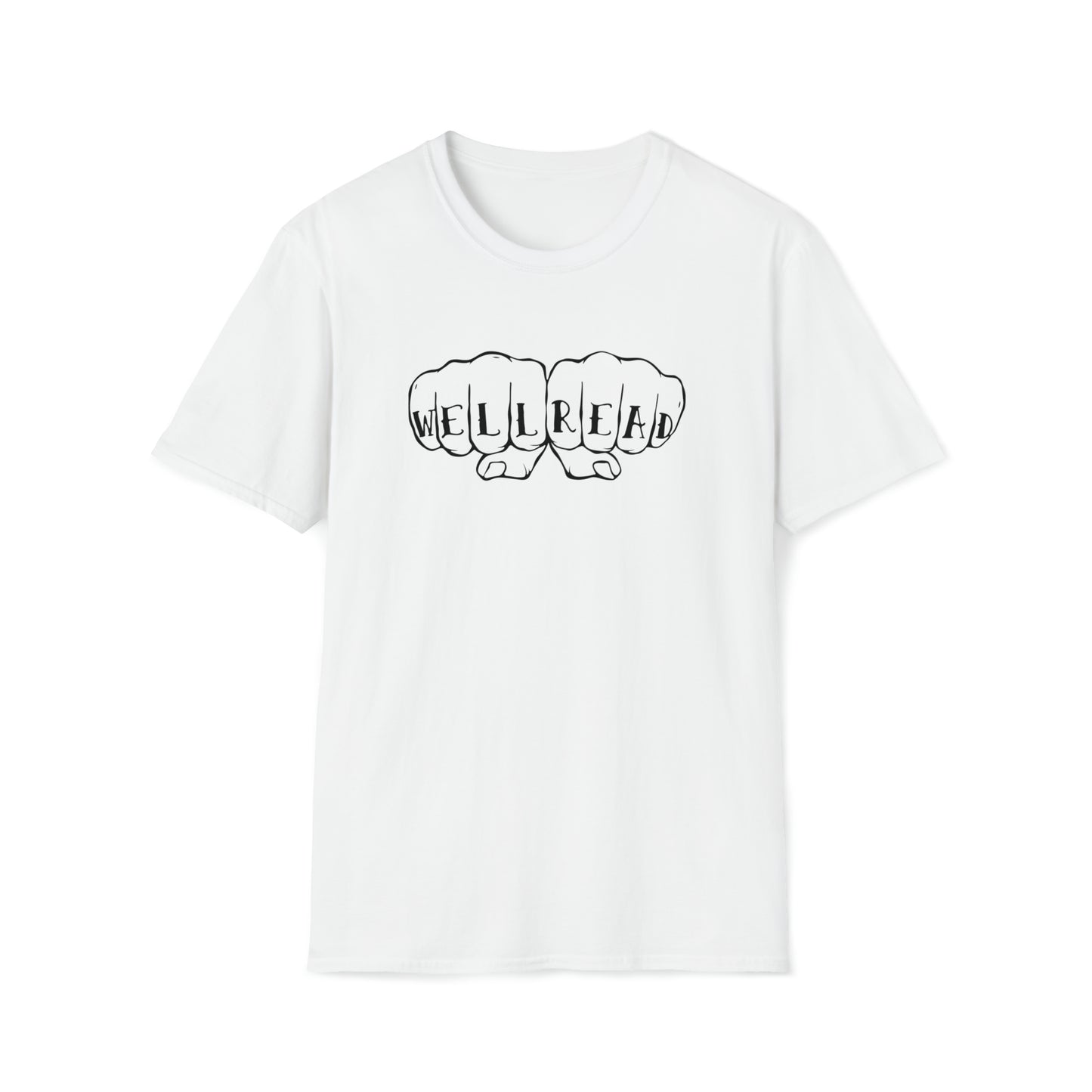 2-Sided "Well Read" Unisex Softstyle T-Shirt