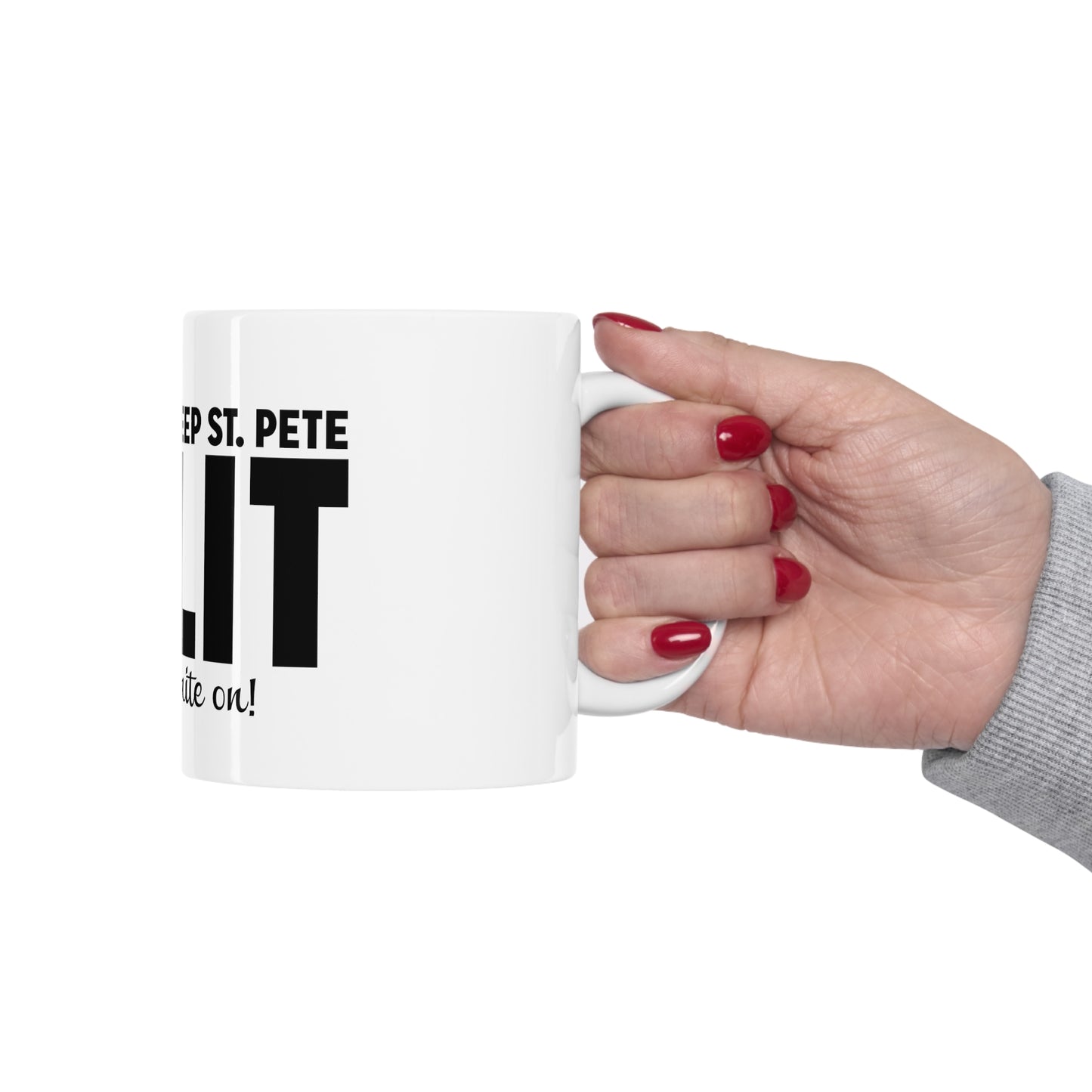 Keep St. Pete Lit Ceramic Mug 11oz