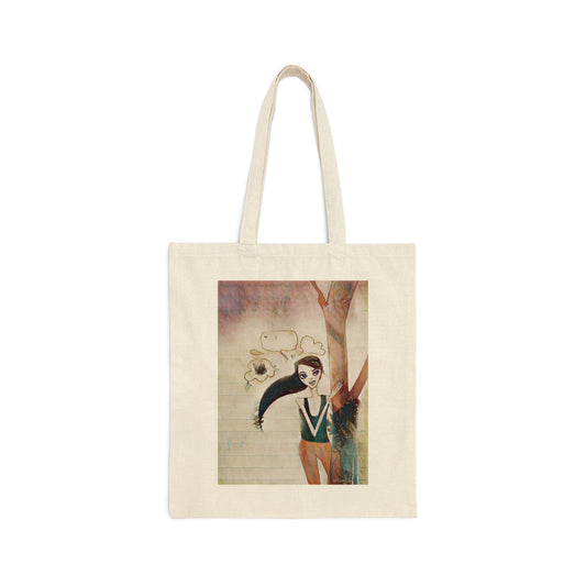Keep St. Pete Lit "The Writing Process"  Cotton Canvas Tote Bag